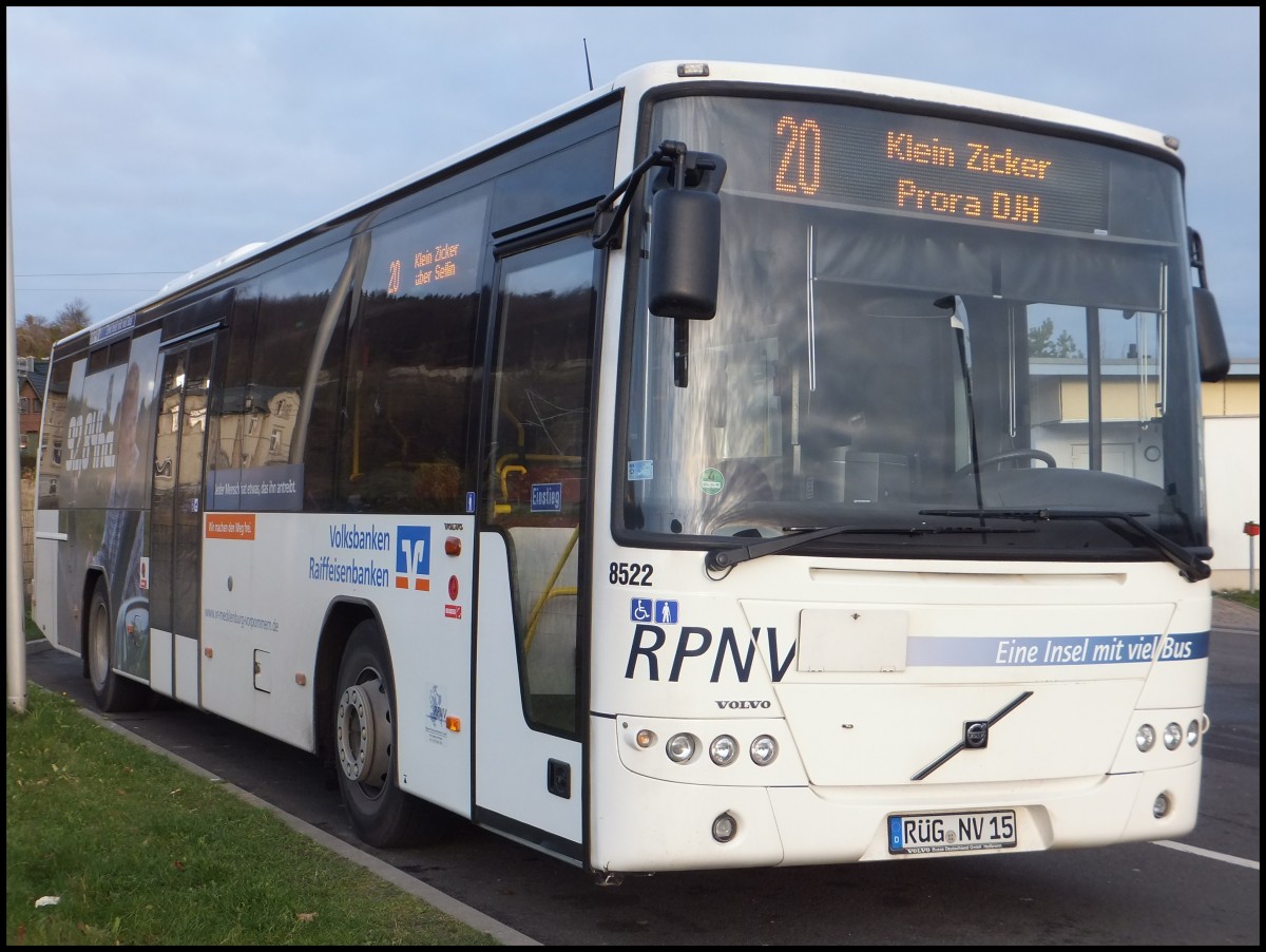 Volvo 8700 der RPNV in Sassnitz.