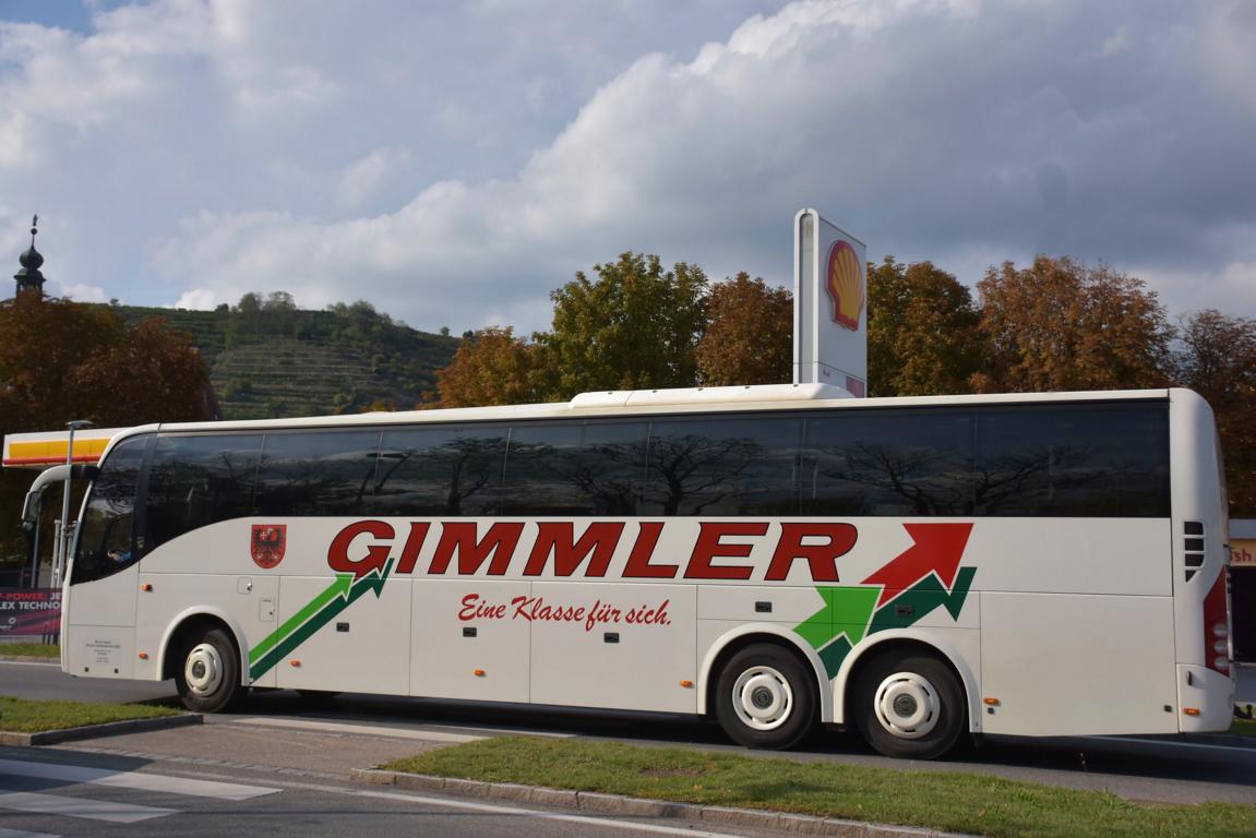 Volvo 9700 von Gimmler Reisen aus der BRD 09/2017 in Krems.