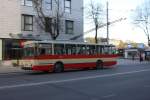 Skoda Trolleybus/246497/skoda-trolleybus-hier-in-der-litauischen Skoda Trolleybus hier in der litauischen Stadt Kaunas im Liniendienst
am 28.04.2012.