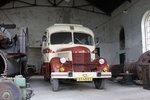 Praga Reisebus hier im alten E-Werk im Freilichtmuseum in Mladejov in Tschechien am 16.6.2016.