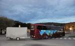 BOVA Bus von Korado Reisen aus der CZ,mit Radanhnger,am 20.9.2014 in Krems.