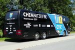 MAN als Mannschaftsbus des CHEMNITZER FC, gesehen in Oberwiesenthal im Juli 2016