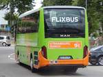 MAN Lion's Coach von Flixbus/? aus Frankreich in Karlsruhe.