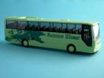 Reisebus MAN A 03 LION´S STAR der BusBetreibeWismar (BBW); mit stillisierter Europa-Karte und Beschriftung Busreisen Wismar, Epoche V [Modell. RIETZE .....]