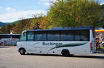 mercedes-benz-destino/572797/midi-bus-mercedes-o-818-von Midi Bus Mercedes O 818 von Buchinger Reisen aus sterreich in Krems gesehen.