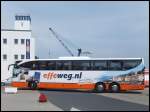 Mercedes Tourismo von effeweg.nl aus den Niederlanden im Stadthafen Sassnitz.