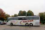 Mercedes Benz Tourismo von Hacker Reisen / BRD im Oktober 2013 in Krems.