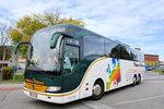 Mercedes Tourismo von Peters Reisen aus der bRD in Krems gesehen.