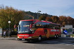 Mercedes Tourismo von Richard Petz Reisen aus der BRD in Krems gesehen.