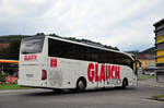 Mercedes Tourismo von Glauch Busreisen aus der BRD in Krems gesehen.