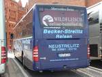 Mercedes Tourismo RH von Becker-Strelitz Reisen aus Deutschland in Stralsund.