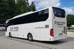MB Tourismo der polnischen Busvermietung RAF TRANS steht auf dem Busparkplatz am Knigsee, 09-2022