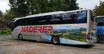 =MB Tourismo von NADERER-Reisen aus Obersterreich steht am Bergwerksparkplatz in Hallein