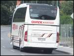 Mercedes Travego von Quitzk Busreisen aus Deutschland in Sassnitz.