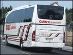Mercedes Travego von Quitzk Busreisen aus Deutschland in Sassnitz.
