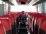 Gediegene Sitze im Mercedes Travego von k & k Busreisen,Mannschaftsbus des sterr.