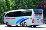 Mercedes-Benz Travego/523452/mercedes-travego-von-mller-reisen-aus Mercedes Travego von Mller Reisen aus der BRD in Krems unterwegs.