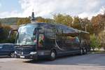 Mercedes-Benz Travego/653911/mercedes-travego-von-golyoe-tours-aus Mercedes Travego von Goly Tours aus Ungarn 09/2017 in Krems.