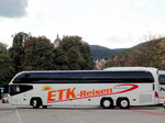 Neoplan Cityliner/492015/neoplan-cityliner-von-etk-reisen-aus-der Neoplan Cityliner von ETK-Reisen aus der BRD in Krems gesehen.