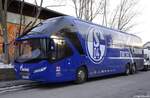 Reisedienst Nickel aus Gelsenkirchen | Teambus FC Schalke 04 | GE-SO 4 | Neoplan N 5218 SHDL Starliner | 07.01.2017 in Sindelfingen