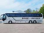 Neoplan Tourliner/613401/neoplan-tourliner-von-rose-reisen-aus-deutschland Neoplan Tourliner von Rose-Reisen aus Deutschland im Stadthafen Sassnitz.