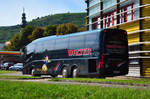 Scania Irizar/570497/scania-irizar-von-walter-reisen-aus Scania Irizar von WALTER Reisen aus sterreich in Krems gesehen.