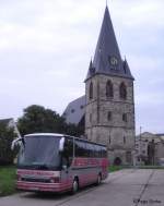 Setra von Wimmer Reisen aus Kuchl (sterreich), fotografiert auf dem Parkplatz vor der Marienkirche in Bernburg am 22.07.2012 
