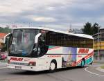 Setra 300er Serie von Pulay Reisen aus Niedersterreich am 5.Juli 2014 in Krems.