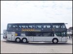 Setra 328 DT von Schödel-Reisen (ex Eurobus ch) aus Deutschland im Stadthafen Sassnitz.