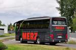 Setra 400er-Serie/365432/setra-411-hd-von-merz-reisen Setra 411 HD von Merz Reisen aus Deutschland am 10.5.2014 in Krems gesehen.