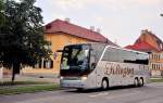 Setra 416 HDH von Klinzing Reisen aus Deutschland am 18.Juli 2014 in Krems gesehen.