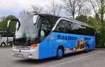 Setra 400er-Serie/450559/setra-415-hd-von-bus- Setra 415 HD von Bus & Reisen Schwerin am 30.4.2015 in Krems.