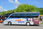Setra 411 HD von SAB Tours aus sterreich in Krems gesehen.