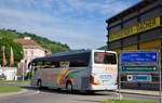 Setra 415 GT-HD von Plzl Reisen in Krems gesehen.