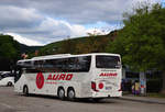 Setra 416 GT-HD von AURO Reisen aus der BRD in Krems gesehen.