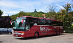 Setra 416 GT-HD von TaBu Reisen aus der BRD in Krems gesehen.
