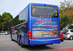 Setra 416 GT-HD von Berr Reisen aus der BRD in Krems gesehen.