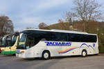 Setra 415 GT-HD vom Omnibusbetrieb Gustav Zacharis aus der BRD in Krems.