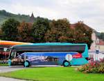 Setra 500er-Serie/420460/setra-515-hd-von-kastler-reisen Setra 515 HD von Kastler Reisen aus sterreich am 20.9.2014 in Krems unterwegs.