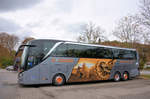 Setra 516 HDH von der Bustouristik STECHER aus der BRD in Krems.