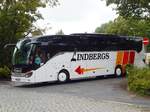 Setra 516 HD von Lindbergs aus Schweden in Stralsund.