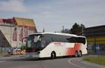 Setra 516 HD von Globus Reisen aus PL 2018 in Krems gesehen.