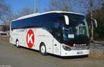 Setra 500er-Serie/865393/klumpp-omnibusverkehr-aus-baiersbronn--fds-ok Klumpp Omnibusverkehr aus Baiersbronn | FDS-OK 28 | Setra 515 HD | 28.02.2021 in Metzingen