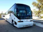 Mir unbekannter Bus von Gutierrez Tours,unterwegs mit amerikanischen Touristen auf der Route Nr.1 in der Baja California Sur in Mexico,Mrz 2016