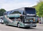 Van Hool von Tieber Busreisen + Reisebro aus der Steiermark/sterreich am 12.Juli 2014 in Krems gesehen.