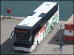 Van Hool TX17 von Euro Tours aus Deutschland im Stadthafen Sassnitz.