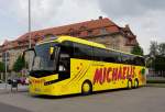 VDL JONCKHEERE von MICHAELIS Busreisen aus Deutschland am 25.4.2014 beim Hauptbahnhof Leipzig gesehen.