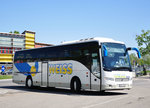 Volvo 9700 von Weiss Reisen aus sterreich in Krems gesehen.