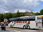 Volvo 9700/638763/volvo-9700-von-gimmler-reisen-aus Volvo 9700 von Gimmler Reisen aus der BRD 2017 in Krems.