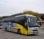 Volvo 9900 von Postl Reisen aus Niedersterreich in Krems gesehen.
